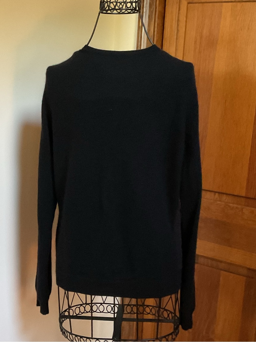 Magaschoni Black cashmere Cardigan, small - Picture 3 of 6